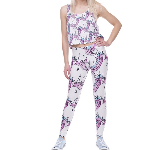 🦄Unicorn Leggings New - Picture 3 of 7